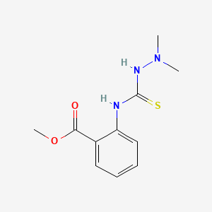 Semicarbazide, 1,1-dimethyl-4-(o-(methoxycarbonyl)phenyl)-3-thio-