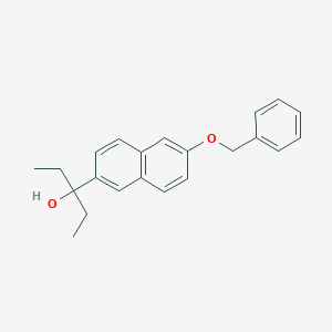 3-(6-Benzyloxynaphthalen-2-yl)pentan-3-ol