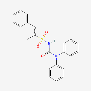 N-(Diphenylcarbamoyl)-1-phenylprop-1-ene-2-sulfonamide