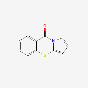 molecular formula C11H7NOS B8463363 9H-Pyrrolo[2,1-b][1,3]benzothiazin-9-one 
