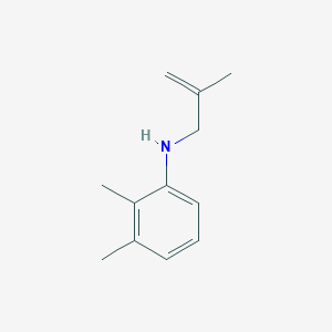 molecular formula C12H17N B8463408 2,3-dimethyl-N-(2-methyl-2-propenyl)benzeneamine 