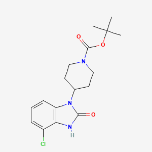 tert-butyl 4-(4-chloro-2-oxo-2,3-dihydro-1H-benzimidazol-1-yl)piperidine-1-carboxylate