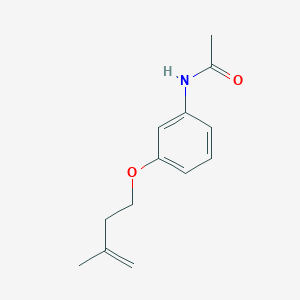 molecular formula C13H17NO2 B8463464 N-[3-(3-methyl-but-3-enyloxy)-phenyl]-acetamide 