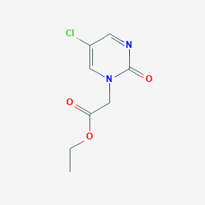 ethyl 2-(5-chloro-2-oxopyrimidin-1-yl)acetate