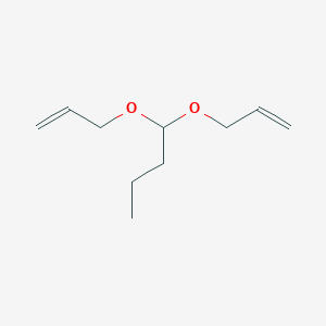 molecular formula C10H18O2 B8463545 1,1-Bis[(prop-2-en-1-yl)oxy]butane CAS No. 35020-94-1