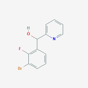 (3-Bromo-2-fluorophenyl)(pyridin-2-yl)methanol