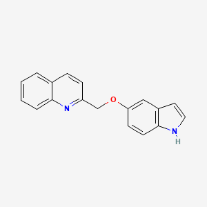 5-(2-Quinolylmethoxy)indole