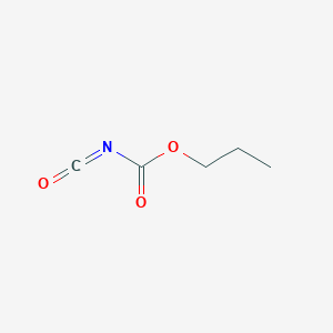 molecular formula C5H7NO3 B8463739 Propoxycarbonyl isocyanate 