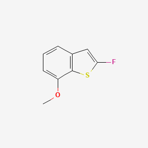 molecular formula C9H7FOS B8463868 2-Fluoro-7-methoxy-1-benzothiophene 
