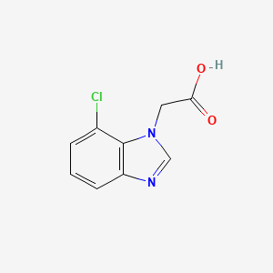 molecular formula C9H7ClN2O2 B8463957 (7-Chloro-1H-benzimidazol-1-yl)acetic acid 