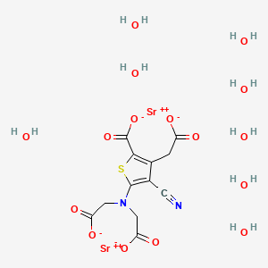 molecular formula C12H22N2O16SSr2 B8464003 Strontium ranelate octahydrate CAS No. 674773-15-0