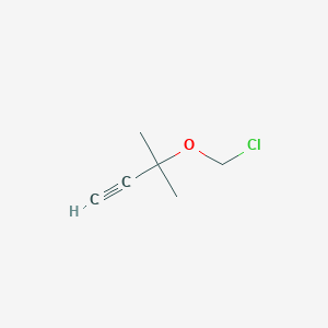molecular formula C6H9ClO B8464017 Chloromethyl 1,1-dimethyl-2-propynyl ether 