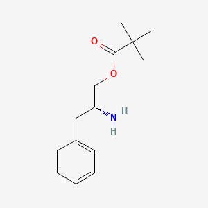 molecular formula C14H21NO2 B8464025 (2R)-2-Amino-3-phenylpropyl 2,2-dimethylpropanoate CAS No. 503597-57-7
