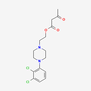 2-[4-(2,3-Dichlorophenyl)piperazin-1-yl]ethyl 3-oxobutanoate