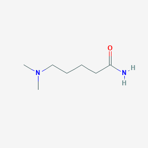 molecular formula C7H16N2O B8464091 5-Dimethylaminopentanamide 