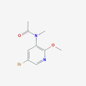 N-(5-Bromo-2-methoxy-pyridin-3-yl)-N-methyl-acetamide