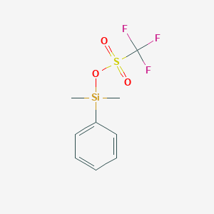 Methanesulfonic acid, trifluoro-, dimethylphenylsilyl ester