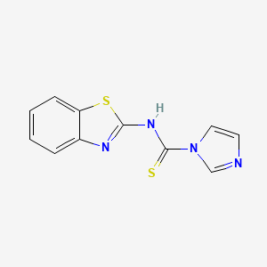 N-(benzo[d]thiazol-2-yl)-1H-imidazole-1-carbothioamide