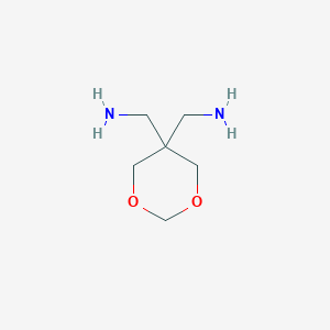 molecular formula C6H14N2O2 B8464155 1,3-Dioxane-5,5-dimethanamine 