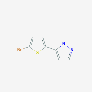 5-(5-bromothiophen-2-yl)-1-methyl-1H-pyrazole