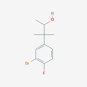 3-(3-Bromo-4-fluorophenyl)-3-methylbutan-2-ol