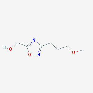 [3-(3-Methoxypropyl)-1,2,4-oxadiazol-5-yl]methanol