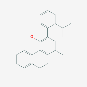 molecular formula C26H30O B8464270 4-Methyl-2,6-bis(2'-isopropylphenyl)anisole CAS No. 918151-39-0