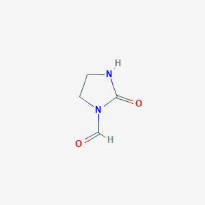 molecular formula C4H6N2O2 B8464292 N-formyl-imidazolidin-2-one 