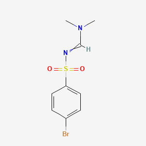 N'-(4-bromophenyl)sulfonyl-N,N-dimethylmethanimidamide