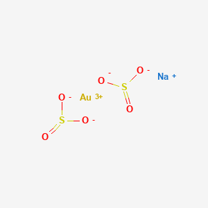 molecular formula AuNaO6S2 B8464318 Sodium gold(III) sulfite CAS No. 67859-69-2