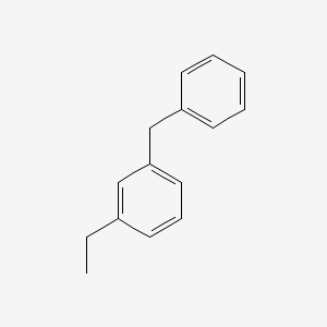 molecular formula C15H16 B8464371 1-Benzyl-3-ethylbenzene CAS No. 42504-54-1