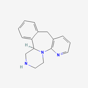 molecular formula C16H17N3 B8464400 Normirtazapine, (R)- CAS No. 135928-35-7