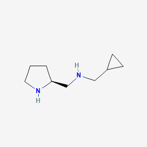 molecular formula C9H18N2 B8464406 Cyclopropylmethyl-(s)-1-pyrrolidin-2-ylmethyl-amine 