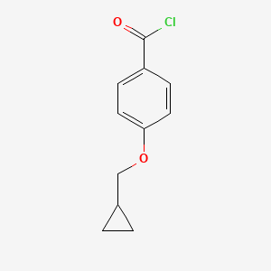 4-(Cyclopropylmethoxy)benzoyl chloride