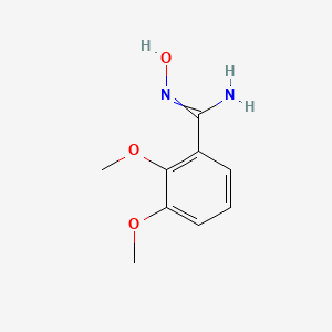 molecular formula C9H12N2O3 B8464440 N-Hydroxy-2,3-dimethoxy-benzamidine 