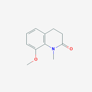 molecular formula C11H13NO2 B8464492 8-methoxy-1-methyl-3,4-dihydro-1H-quinolin-2-one 