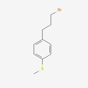 molecular formula C10H13BrS B8464500 1-(3-Bromopropyl)-4-methylthiobenzene 