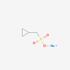 molecular formula C4H7NaO3S B8464512 Sodium cyclopropylmethanesulfonate 