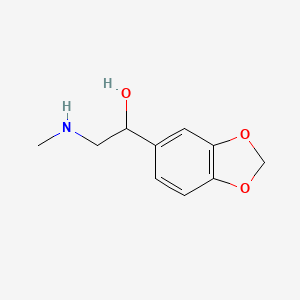 molecular formula C10H13NO3 B8464682 1-(1,3-Benzodioxol-5-yl)-2-(methylamino)ethanol 
