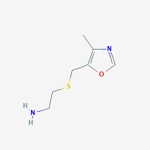 4-Methyl-5-[(2-aminoethyl)thiomethyl]oxazole