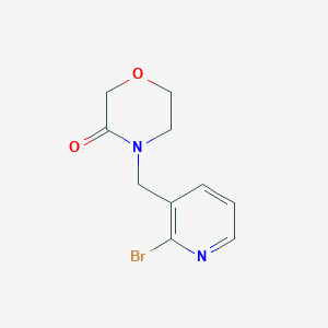 4-[(2-Bromo-3-pyridyl)methyl]morpholin-3-one