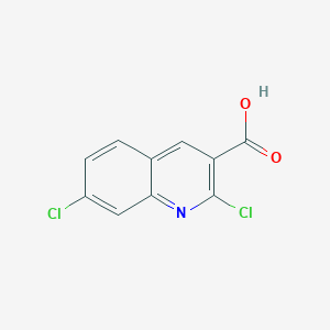 molecular formula C10H5Cl2NO2 B8464980 2,7-Dichloroquinoline-3-carboxylic Acid 
