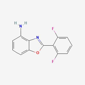 2-(2,6-Difluorophenyl)-1,3-benzoxazol-4-amine