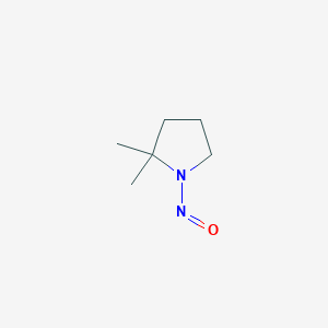 molecular formula C6H12N2O B8465018 2,2-Dimethyl-1-nitrosopyrrolidine CAS No. 31967-07-4