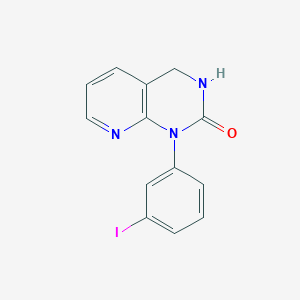 molecular formula C13H10IN3O B8465051 1-(m-Iodophenyl)-2-oxo-1,2,3,4-tetrahydropyrido[2,3-d]pyrimidine CAS No. 59361-59-0
