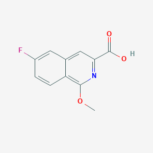 6-Fluoro-1-methoxy-isoquinoline-3-carboxylic acid
