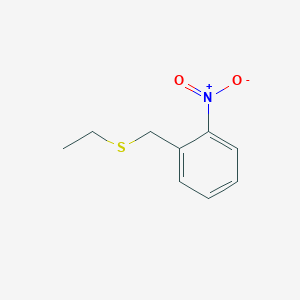 molecular formula C9H11NO2S B8465144 1-[(Ethylsulfanyl)methyl]-2-nitrobenzene 