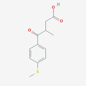 4-Methylthio-gamma-oxo-beta-methylbenzenebutanoic acid