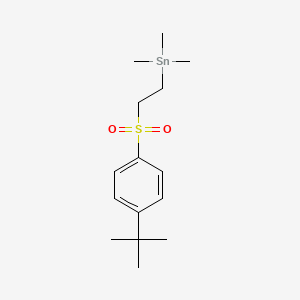 [2-(4-tert-Butylbenzene-1-sulfonyl)ethyl](trimethyl)stannane
