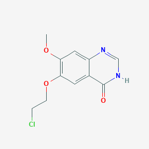 6-(2-Chloroethoxy)-4-hydroxy-7-methoxyquinazoline